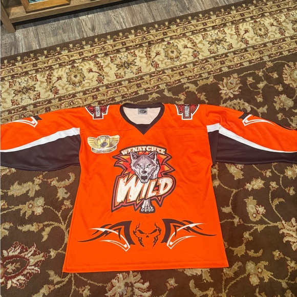 Harley Davidson Wenatchee Wild Kids Hockey Jersey - Picture 2 of 6